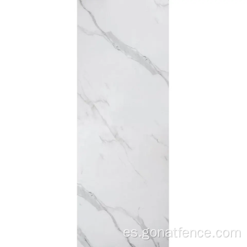 Panel de revestimiento de PVC de mármol de Carrara blanca